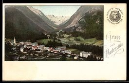 AK Pontresina, Gesamtansicht, Reklame für Remy`s Stärke